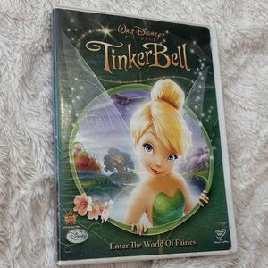 Disney Tinker Bell DVD with Green and Gold Cover